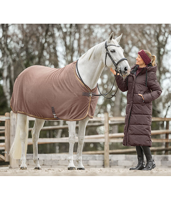Hooded Quilted Riding Coat Anne