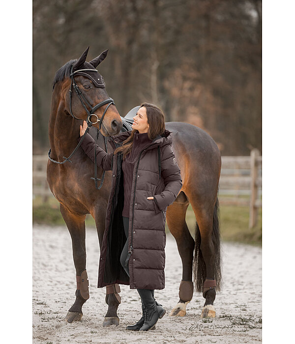 Hooded Quilted Riding Coat Anne