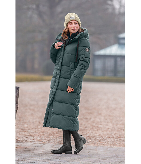 Hooded Quilted Riding Coat Anne