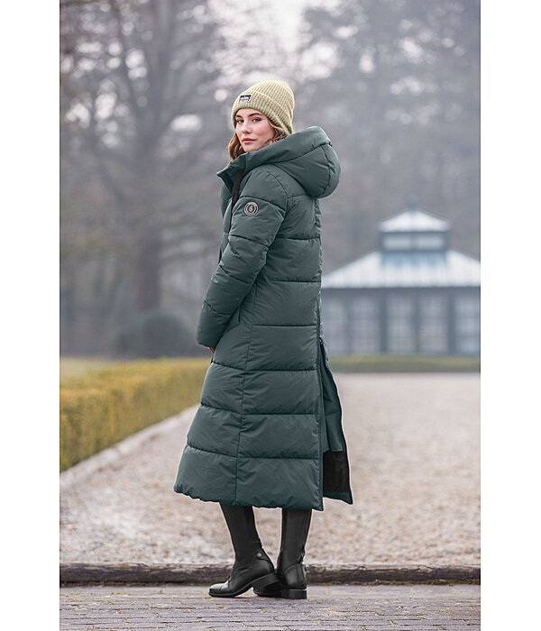 Hooded Quilted Riding Coat Anne