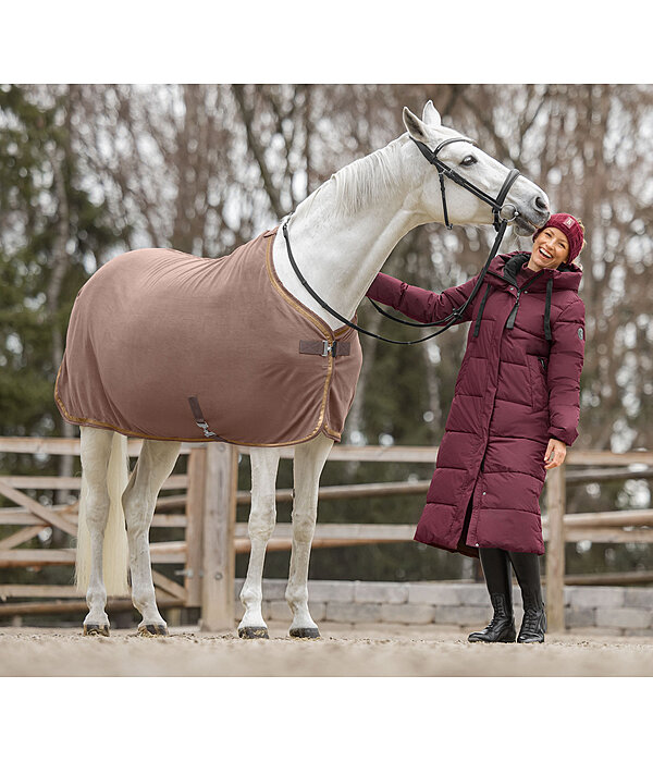 Hooded Quilted Riding Coat Anne