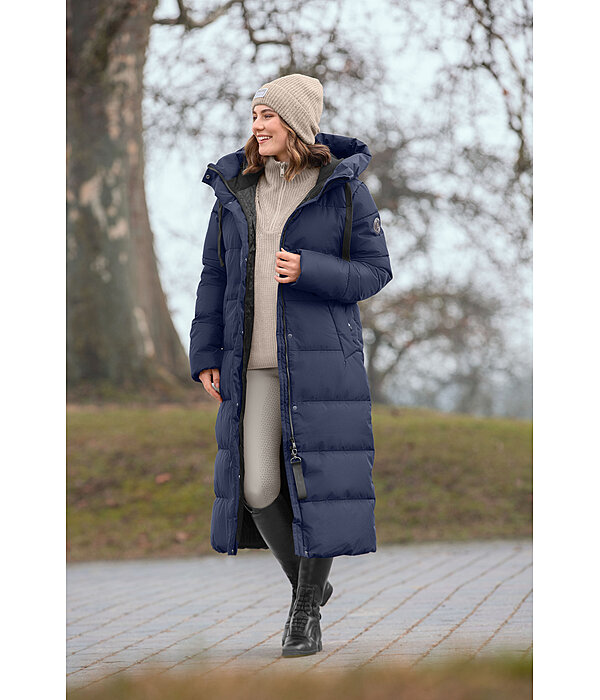 Hooded Quilted Riding Coat Anne