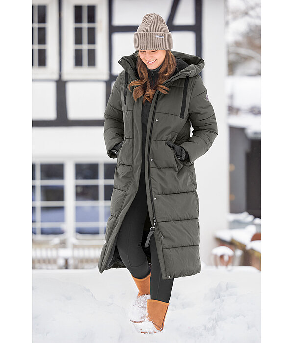 Hooded Quilted Riding Coat Anne