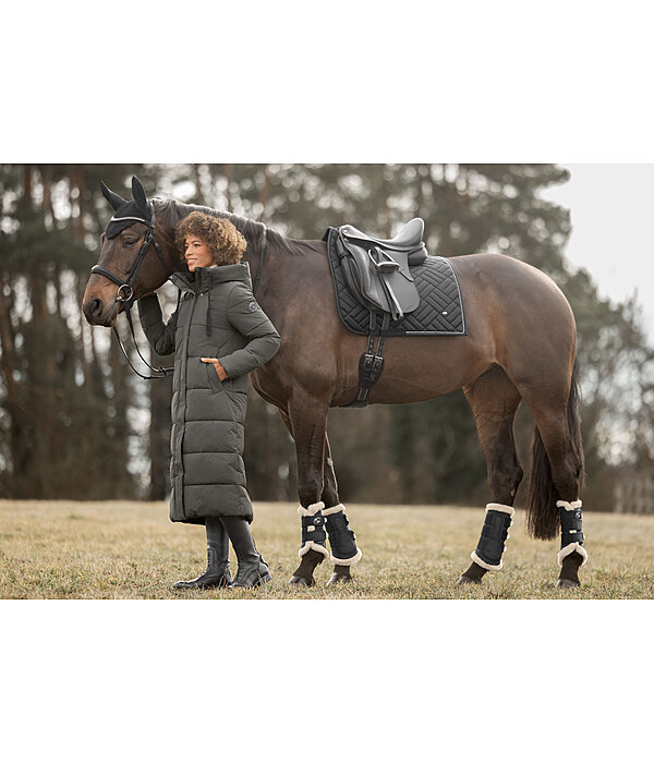 Hooded Quilted Riding Coat Anne