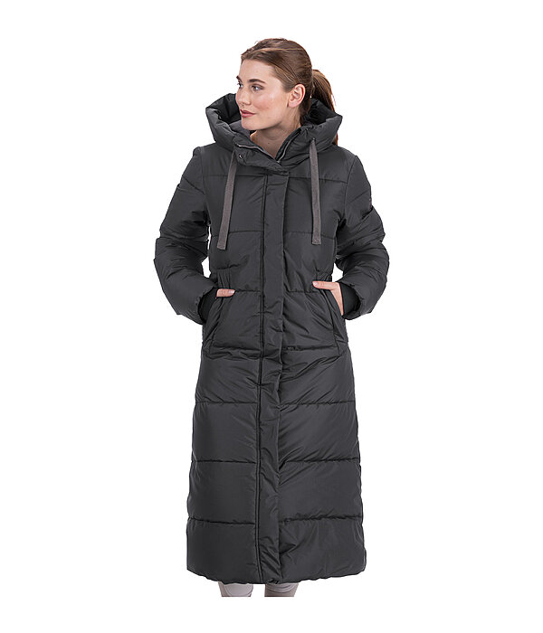 Hooded Quilted Riding Coat Anne
