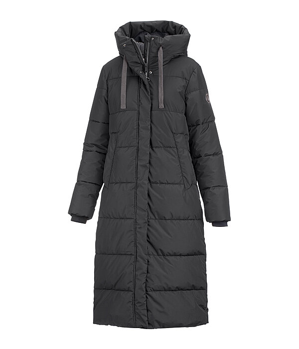 Hooded Quilted Riding Coat Anne