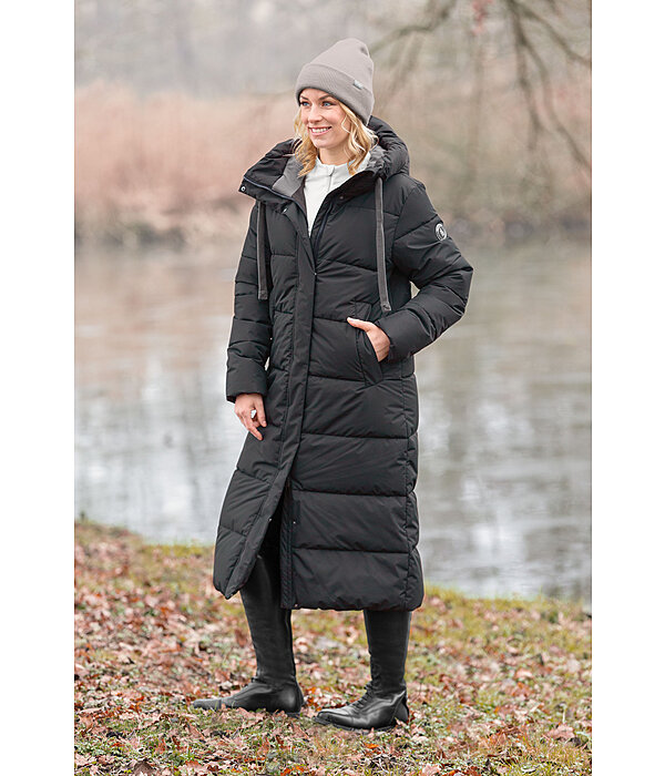 Hooded Quilted Riding Coat Anne