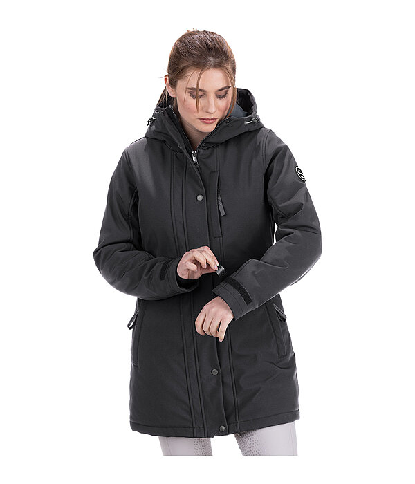 Hooded Soft Shell Riding Coat Leonie