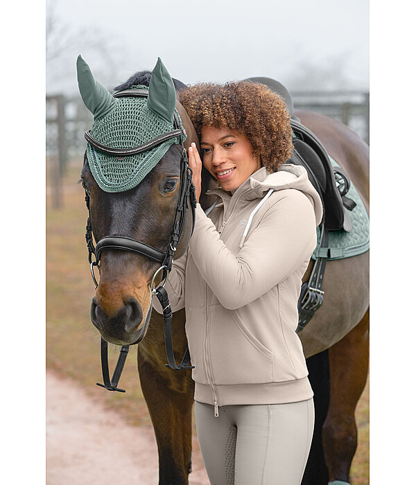 Hooded Teddy Fleece Sweatshirt Jacket Kaja