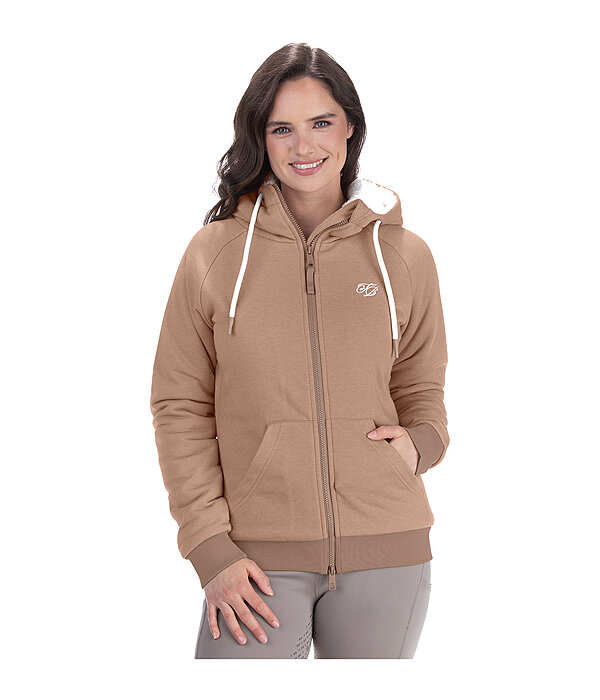 Hooded Teddy Fleece Sweatshirt Jacket Kaja