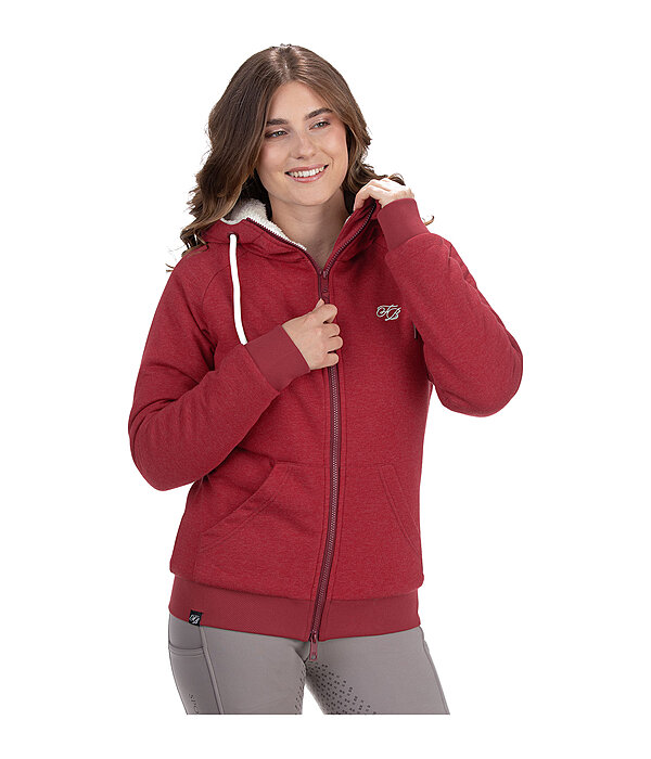 Hooded Teddy Fleece Sweatshirt Jacket Kaja