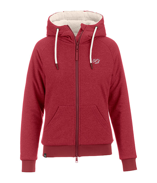 Hooded Teddy Fleece Sweatshirt Jacket Kaja