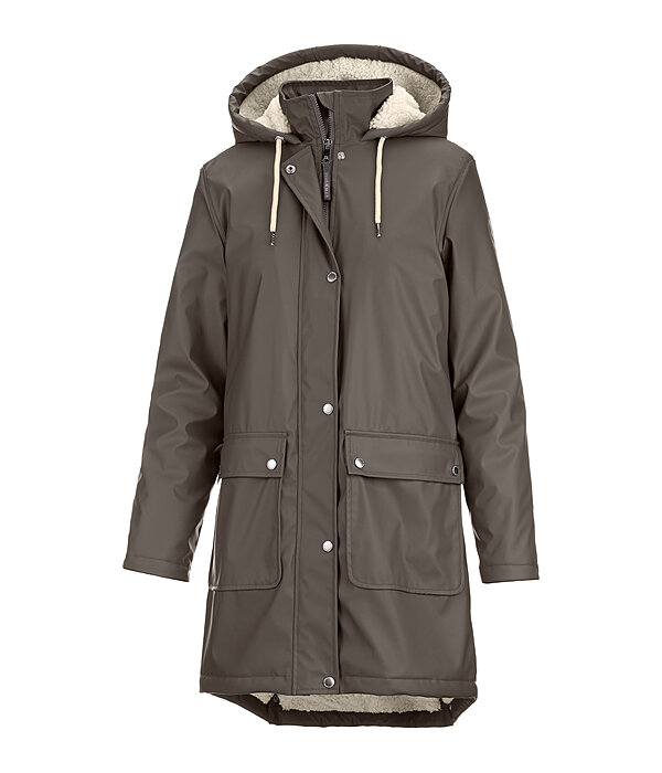 Teddy Fleece Hooded Raincoat Paris
