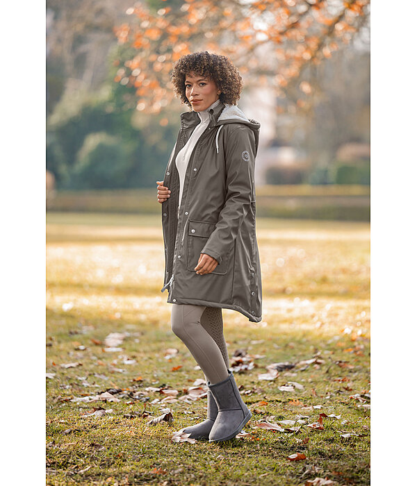 Teddy Fleece Hooded Raincoat Paris