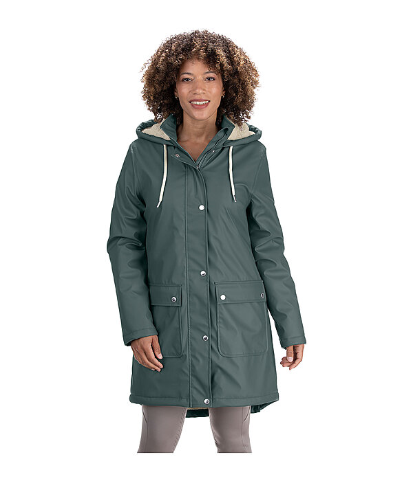 Teddy Fleece Hooded Raincoat Paris