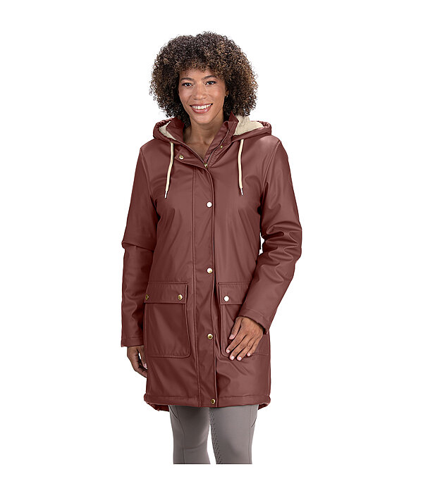 Teddy Fleece Hooded Raincoat Paris