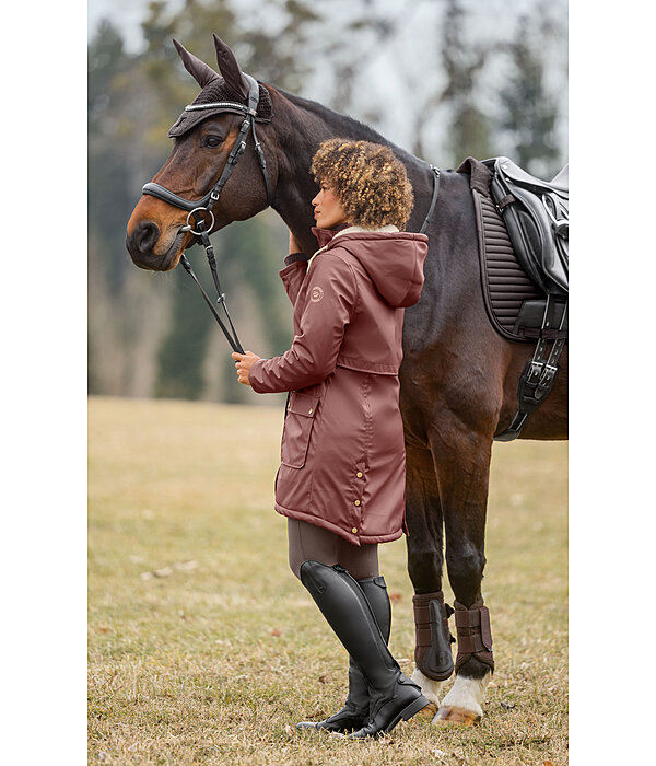 Teddy Fleece Hooded Raincoat Paris