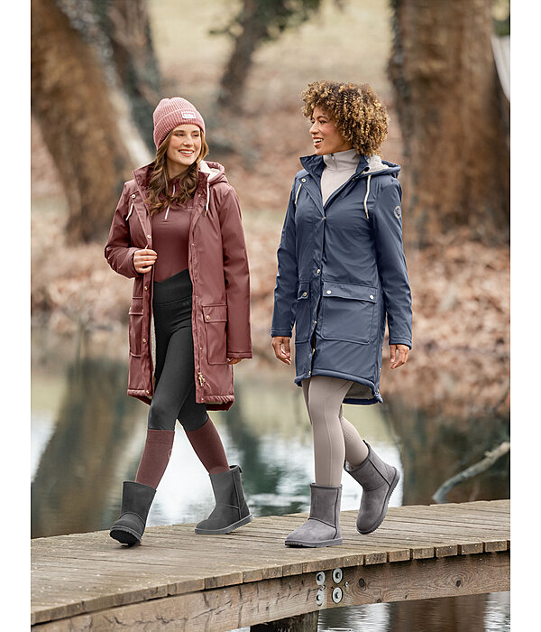 Teddy Fleece Hooded Raincoat Paris
