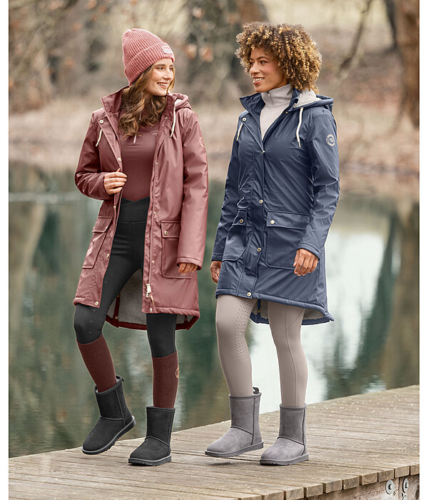 Teddy Fleece Hooded Raincoat Paris