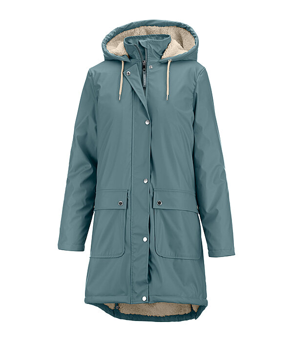 Teddy Fleece Hooded Raincoat Paris