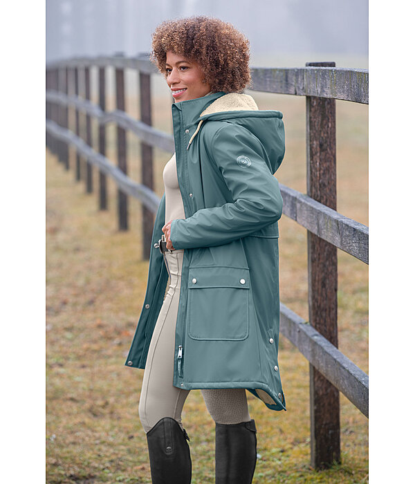 Teddy Fleece Hooded Raincoat Paris
