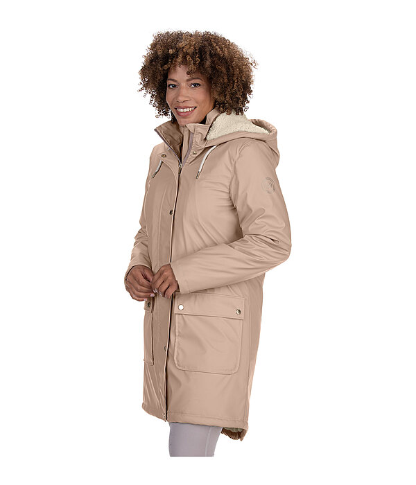 Teddy Fleece Hooded Raincoat Paris