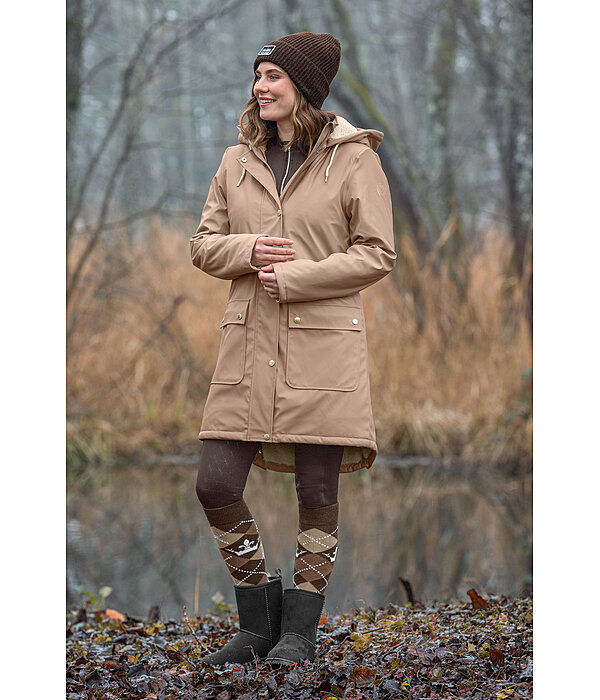 Teddy Fleece Hooded Raincoat Paris