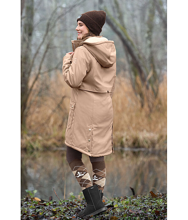 Teddy Fleece Hooded Raincoat Paris