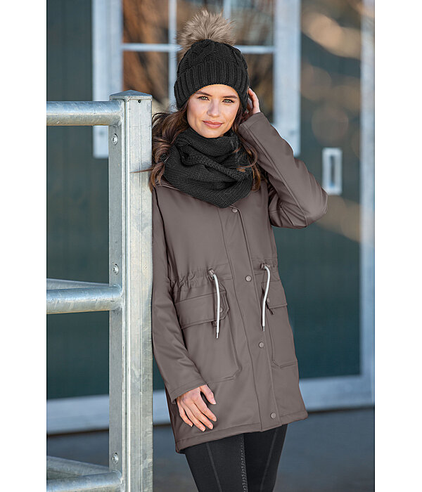 Teddy Fleece Hooded Rain Jacket Stella II