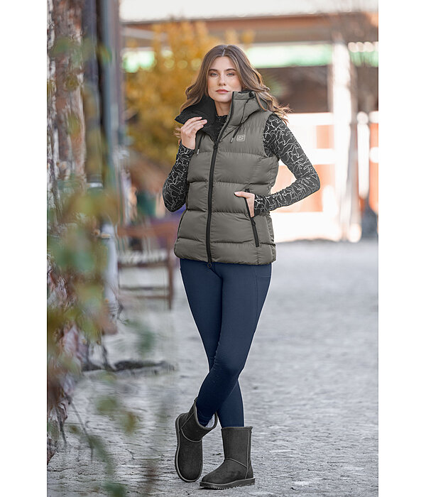 Hooded Quilted Riding Gilet Mira III