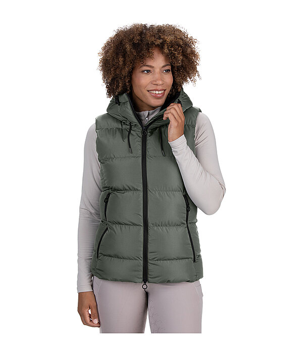 Hooded Quilted Riding Gilet Mira III