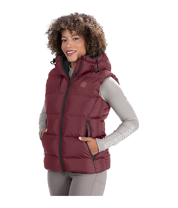 Hooded Quilted Riding Gilet Mira III