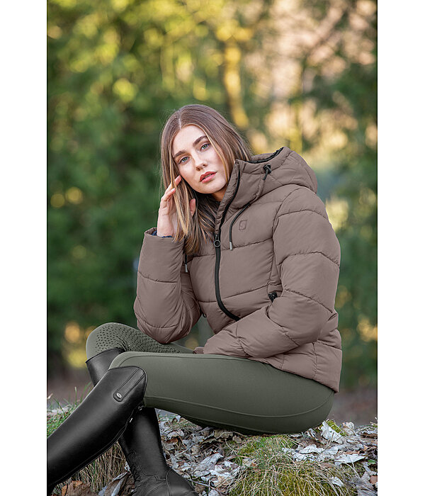 Hooded Quilted Riding Jacket Leela II