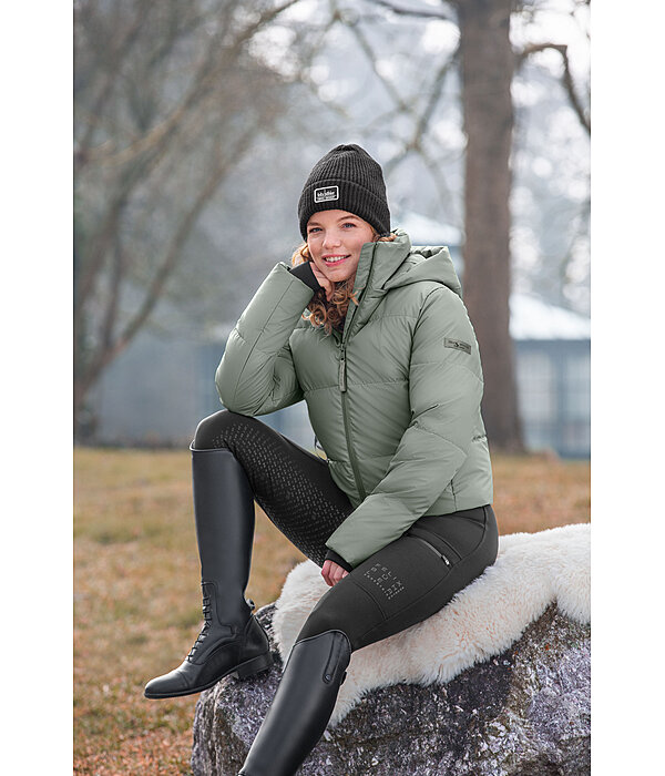 Hooded Quilted Riding Jacket Corinne