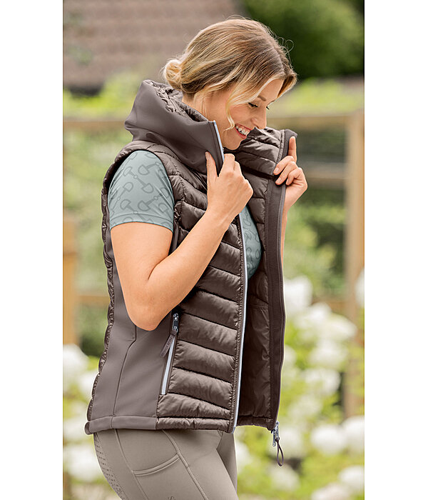 Softshell Hooded Combination Riding Gilet Zoey