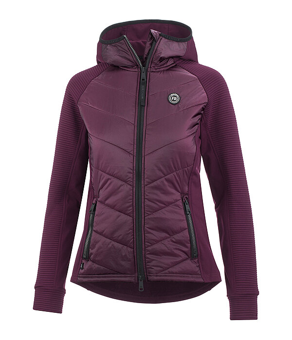 Hooded Combination Stretch Jacket Lene