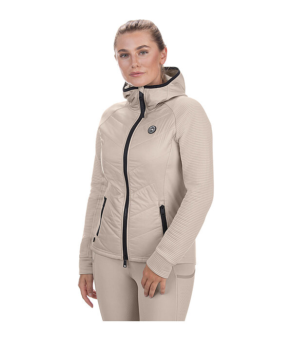 Hooded Combination Stretch Jacket Lene