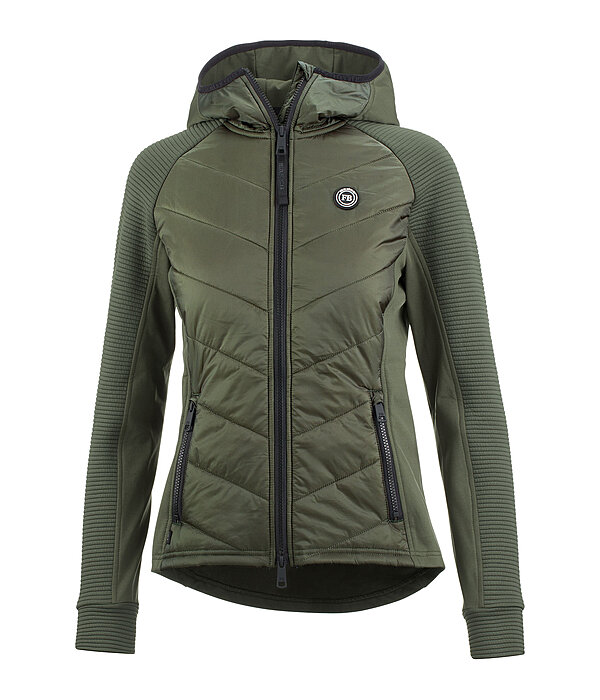 Hooded Combination Stretch Jacket Lene