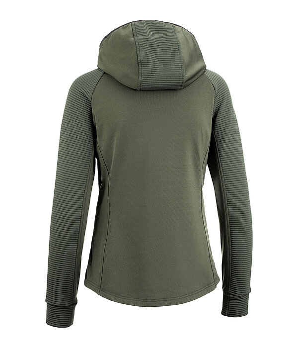 Hooded Combination Stretch Jacket Lene