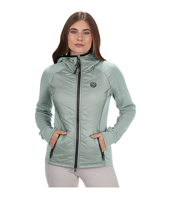 Hooded Combination Stretch Jacket Lene
