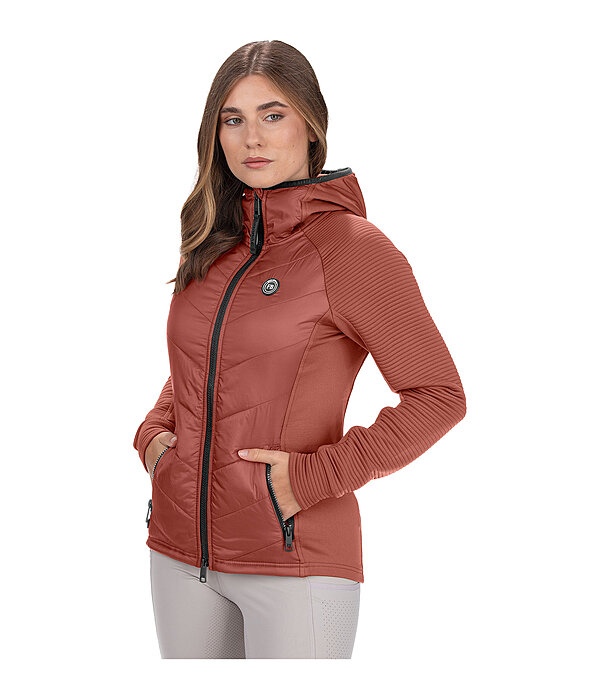 Hooded Combination Stretch Jacket Lene