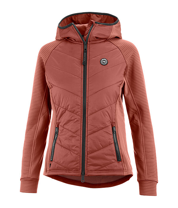 Hooded Combination Stretch Jacket Lene