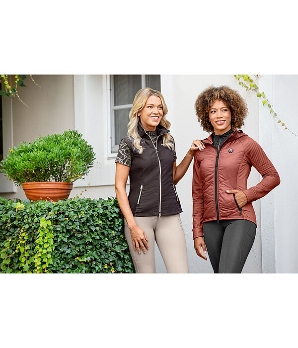 Hooded Combination Stretch Jacket Lene