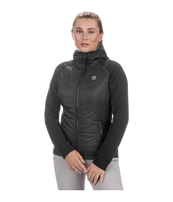 Hooded Combination Stretch Jacket Lene