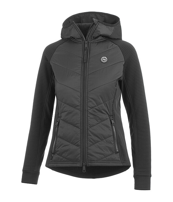 Hooded Combination Stretch Jacket Lene