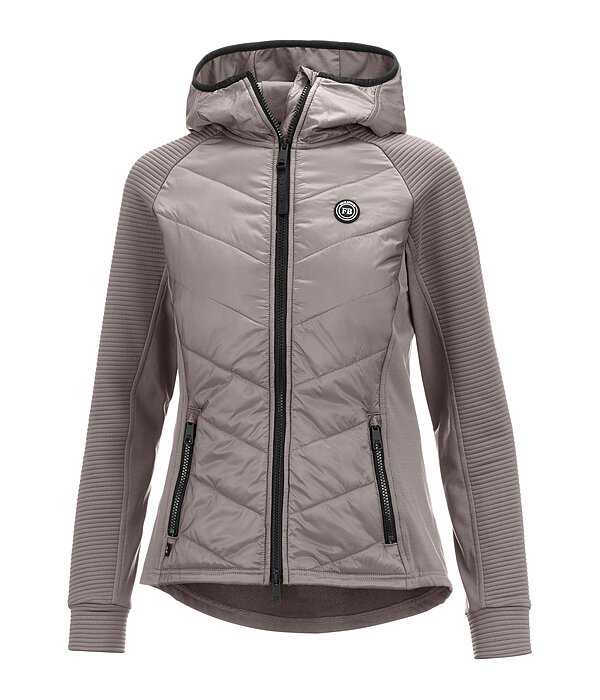 Hooded Combination Stretch Jacket Lene