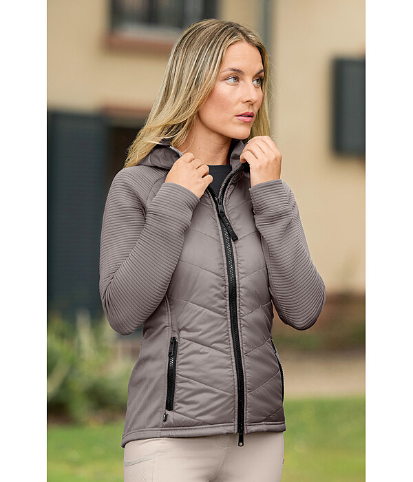 Hooded Combination Stretch Jacket Lene