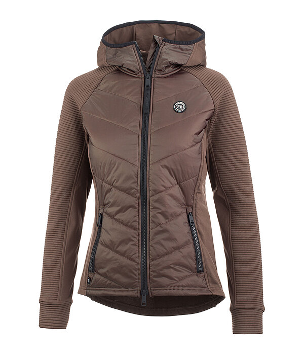 Hooded Combination Stretch Jacket Lene