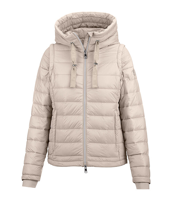 2-in-1 Hooded Quilted Jacket Cecile