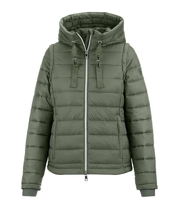 2-in-1 Hooded Quilted Jacket Cecile